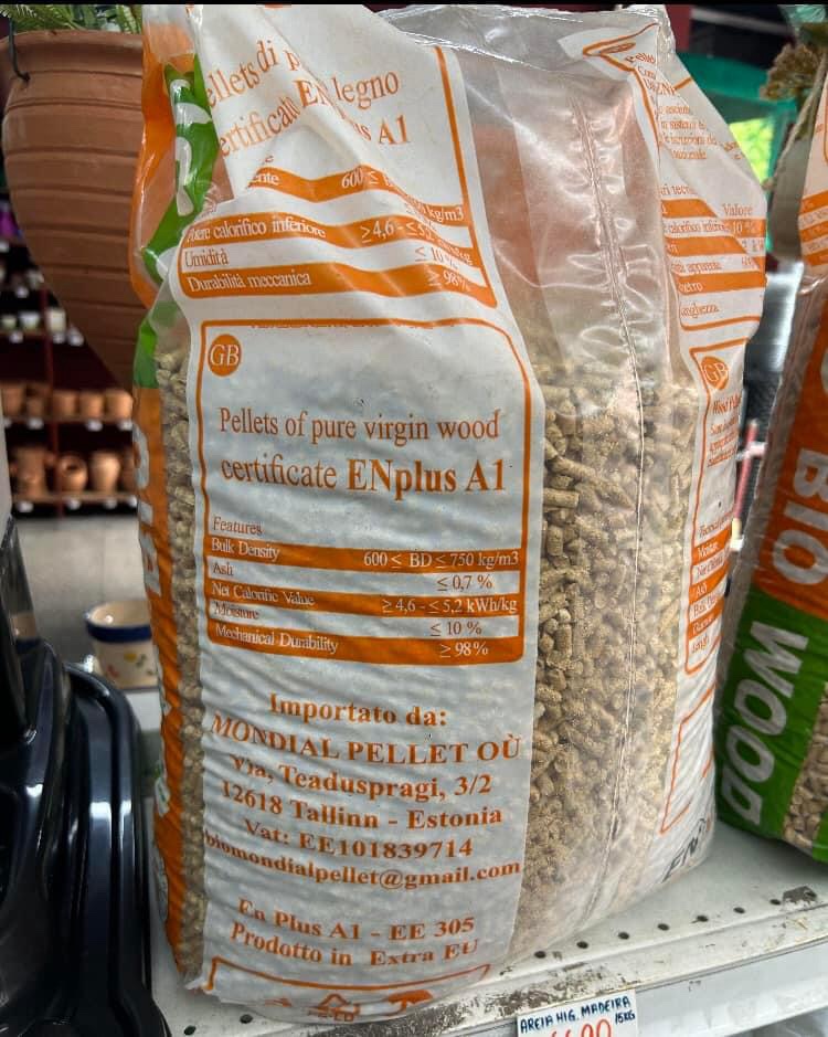 Wood pellets 60 bags per ton. Min order 10 ton - Image 15